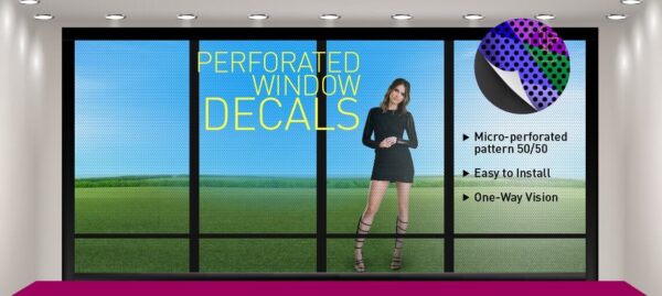 Perforated Window Decals