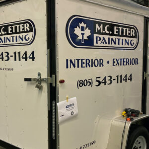 Trailer Vinyl Lettering